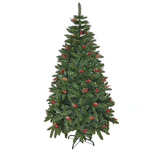 Gifts 4 All Occasions Limited SHATCHI-570 4ft Elegant Pre Artificial Christmas Tree Xmas Home Decor 120cm, Green