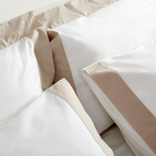 Camalisa White/Neutral Oxford Pillow Cover 50x70cm