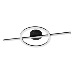 Eglo LED Ceiling Light Fixture Agostino, Geometric Kitchen lamp