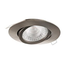 EGLO recessed spotlight Tedo 1, Aluminium Cast Spot in Matt Nickel