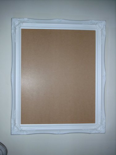 WHITE Shabby Chic Antique Style Rectangular POSTER PICTURE FRAME complete with Premium Quality Pilkington's PLAIN GLASS - Glass Size: 16 inches x 20 inches (40cm x 50cm)