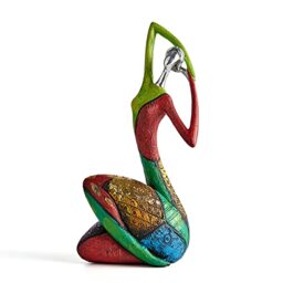Octdays Abstract Art Woman Sculpture, Modern Ceramic Abstract Woman Statue for Living Room Office Cabinet, Table Decorations Home Decorations - B