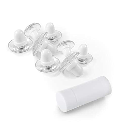 PinionPins Clear Magnetic Duvet Clips with Magnetic Key for Easy Removal. Pack of 16 Comforter Fasteners That are Safe Locking and Holds up to 10lbs