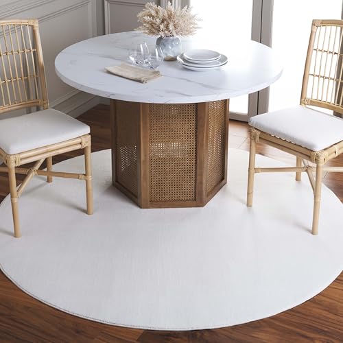 Safavieh Boho Rug Living Room, Dining Room, Bedroom - Machine Washable and Non Slip - Loft Collection, Short Pile, in Ivory, 70 X 122 cm
