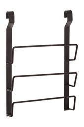 Premier Housewares Sorello Hanging Pan Lid Rack, Iron, Black, 7 x 24 x 36 cm