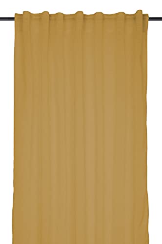 Stof Lovely Casa Madrid Curry Curtain 140 x 260 cm 100% Polyester