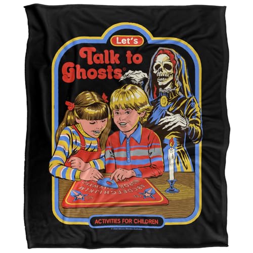 Steven Rhodes Let'S Talk To Ghosts Silky Touch Super Soft Throw Blanket 152 X 127 Cm
