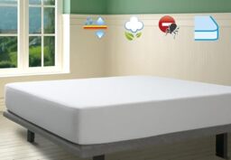 Savel - 2-in-1 Waterproof & Breathable Cotton Terry Sheet & Mattress Protector 135 x 190/200 cm