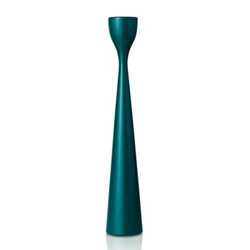 mover Rolf M Wooden Candle Holder, Green, 33 cm
