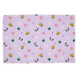 Minecraft Officially Licenced Fleece Blanket - Super Soft Warm Blanket - Closeup Design - Perfect for Home, Bedroom, Sleepovers and Camping 100 x 150 cm - Pink