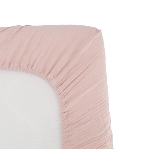 DOMIVA -Fitted Sheet 70 x 140 cm Old Pink