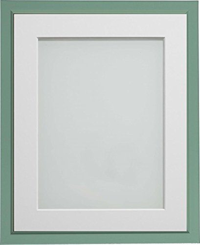 Frame Company Drayton Range 5x5-inch Green Picture Photo Frame with White Mount For Image Size 3.5x3.5-inch