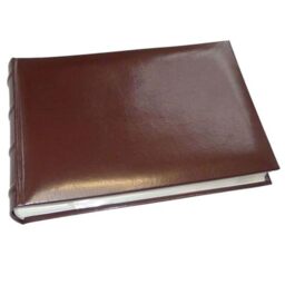 walther Design Photo Album Red 100 Photos 15 x 20 cm Memo Slip-in Album Imitation Leather with Raised Bands, Classic ME-373-R
