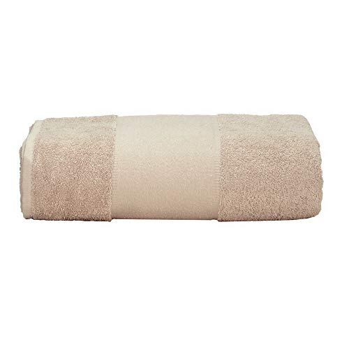 A&R Towels Print-Me Bath Towel, Sand, One Size 50x140cm