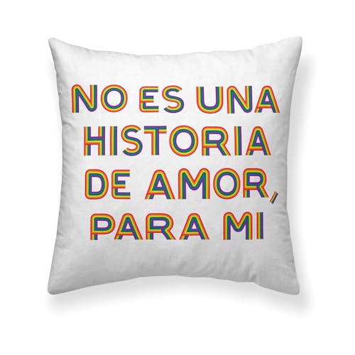 BELUM - Cushion Cover Size: 50 x 50 cm Fabric: 100% Organic Cotton Model: Pride 31 - Cushion Cover LGTBIQ+