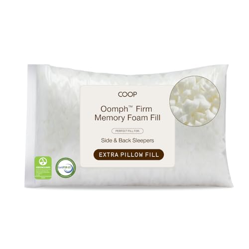 Coop Home Goods Adjustable Shredded Memory Foam Pillow - Refill - Foam 1/2 Lb