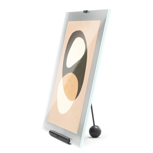 Umbra Flute 8x10 Inch Picture Frame, Black – Modern Minimalist Desk Frame for Photos