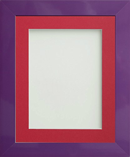 Frame Company Candy Range Purple Picture Photo Frames with Mount *Choice of Colours*