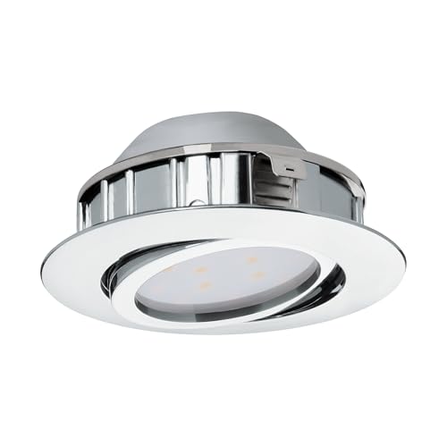 EGLO LED recessed Spotlight Pineda, LED spot Made of Plastic