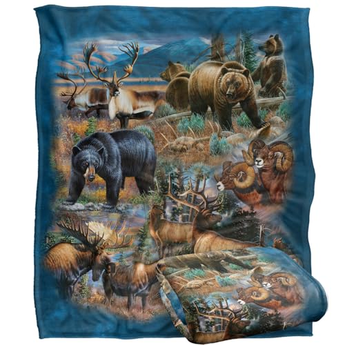Jq Licensing - Cf-Jp Big Game Hunting Silky Touch Super Soft Throw Blanket 152 X 127 Cm