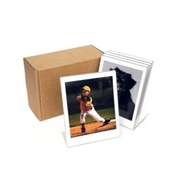 LAGIPA 3.5 x 4.25” Polaroid Picture Frame for Polaroid Now i-Type/600/SX-70, Acrylic Picture Frame for Polaroid OneStep+/Instax Wide 300/200/210/ Films, Desktop Polaroid Photo Display (5 Pack)