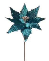 WeRChristmas Artificial Poinsettia Christmas Tree Flower Decoration
