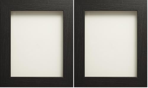Frame Company Watson Range Black 12x8 inch Picture Photo Frame *Choice of Sizes* (Pack of 2)
