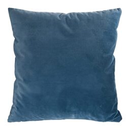 Eurofirany Velvet Kristi Cushion Cover Sofa Cushion Decorative Cushion (Dark Blue) 45 x 45 cm 1 x Cushion Cover