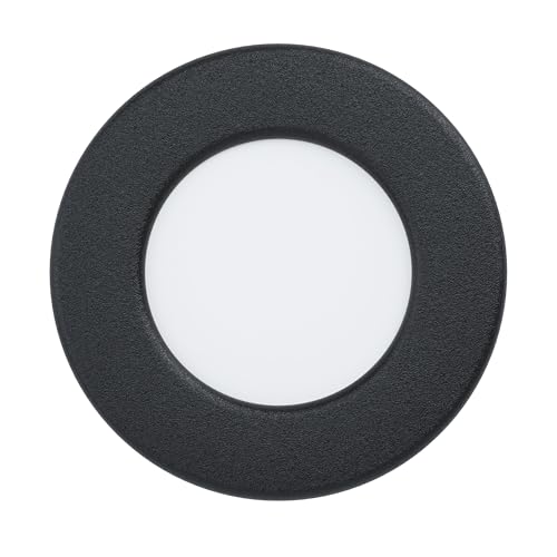 EGLO LED recessed spotlight Fueva 5, Ø 8.6 cm, steel with plastic diffuser