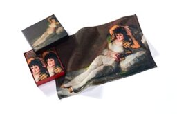 Musearta GT2-FG-MV-V433093 Unisex Guest Towels Set of 2 with La Maja Vestida by Artist Francisco de Goya 40 x 60 cm
