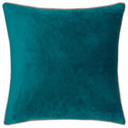 furn. Meridian Polyester Filled Cushion (Teal/Blush - 45 x 45cm)