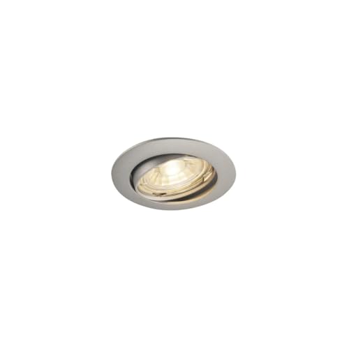 SLV Recessed Ceiling Light Pika/spot, floodlight, Ceiling Spotlight, Ceiling Light, recessed Light LED, Indoor Lighting / GU10 50W Grey