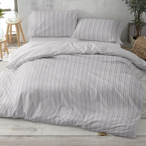 Burrito Blanco - Cotton duvet covers - 90 cm bed Design 628 - Grey color (90x190/200 cm.)