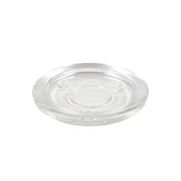 Homéa, Round Clear Glass Tealight Holder D10.5 x H1.5 cm