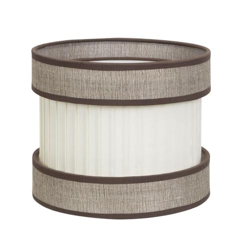 Levitantes Desktop Lampshade E27, Dimensions 30 x 30 x 21 cm, Brown-Beige – Ideal for Decorative and Home Lighting.