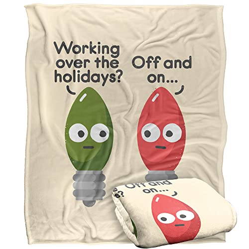 Bcreative - David Olenick Seasonal Employment Silky Touch Super Soft Throw Blanket 152 X 127 Cm