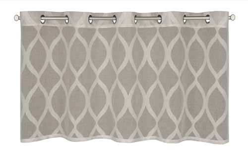 Gardinia Scherli Bistro Curtain Burnout 135 x 50 cm White