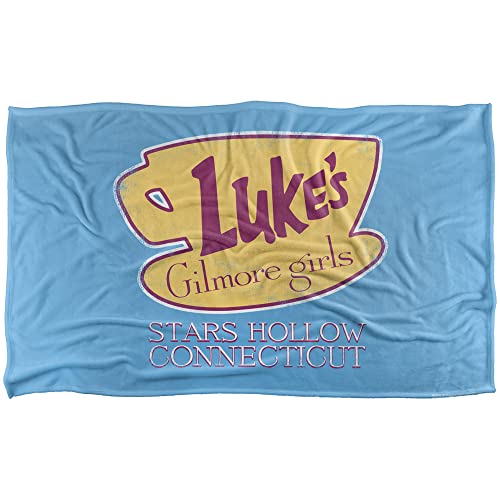 LOGOVISION Gilmore Girls Lukes Cafe Sign Silky Touch Super Soft Throw Blanket 91 x 147 Cm