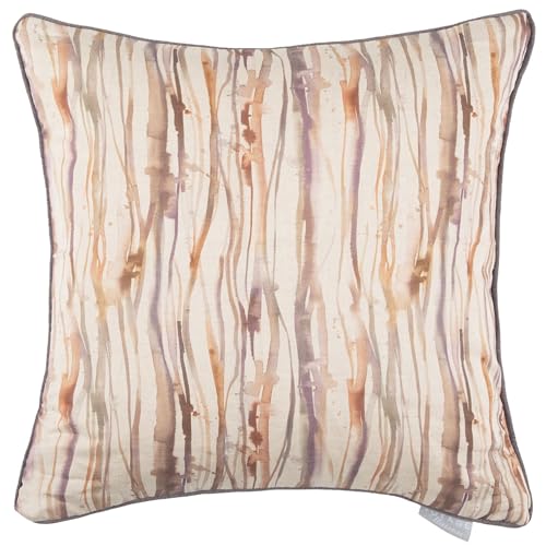 Voyage Maison Falls Cushion Cover – Abstract Hand Painted Piped Decorative Case (Ironstone - 50x50cm)
