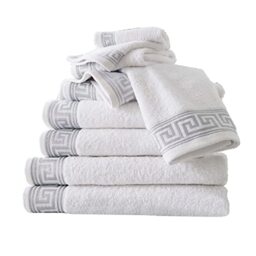 GC GAVENO CAVAILIA Lions Serviettes Famille Bale - Ensemble 10pcs 100% Coton, 4X Visage 4X Main 2X Bain Accessoires Salle - Crème | Votre wishlist sur