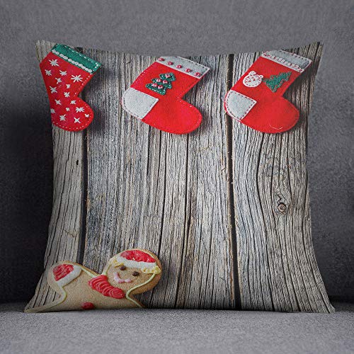 Bonamaison Decorative Cushion Cover, Throw Pillow Case, Size: 45X45 Cm - Designed and Manufactured in Turkey