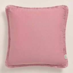 ROOM99 Boca Chica 50 x 50 cm Decorative Cushion Cover Throw Cushion Cover Aesthetic Modern Bedroom Living Room Boho Cotton Pink, 1 Piece