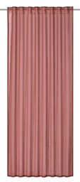 Elbersdrucke Air 06 201814 Curtain with Concealed Tabs Cognac Red Semi-Transparent 255 x 140 cm