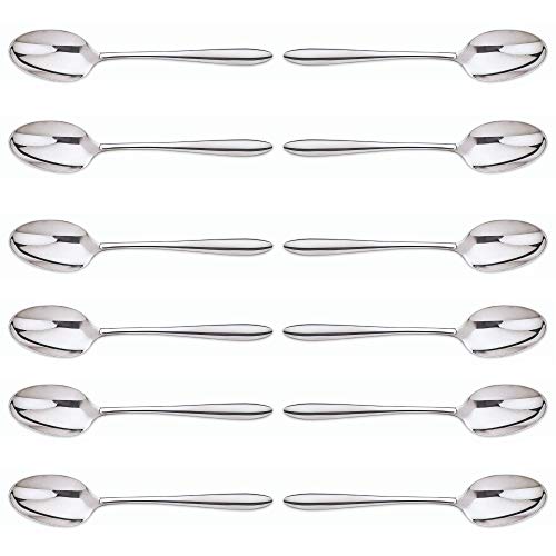 Arcos Series Berlin - Box 12 Pieces Table Spoon - Monoblock of one Piece Stainless Steel 18/10 and 200 mm (7.87 Inch) Silver Colour (12 Piece)