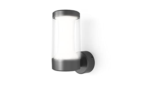 4lite Outdoor Up Down Wall Light (Graphite) Pack of 2 IP54 Rated Exterior Wall Lamp - 4L2/2300X2-4Yr Guarantee