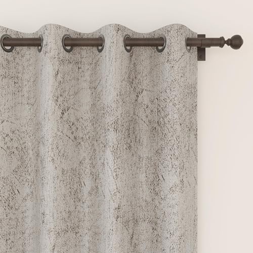 Soleil d'ocre, Adrien Blackout Curtain with Eyelets 135 x 250 cm