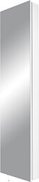 GERMANIA DIE MÖBELMACHER Germania Rotary Shoe Cabinet with Mirror, Wall-Mounted, Wood, White, 50 x 195 x 18 cm