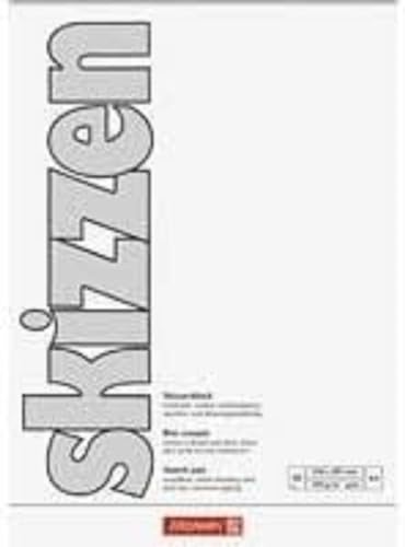 Brunnen Sketch Pad A4 190 g 50 Sheets Pack of 5