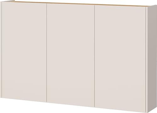 Germania Shoe Cabinet 1346-605 GW-Libbiano, in Cashmere/Navarra Oak-repro, shallow, 138 x 87 x 25 cm (WxHxD)