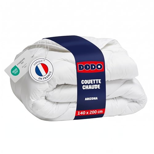 Dodo 29443 Arizona Warm Polyester Duvet, White, White, 200 x 140 cm